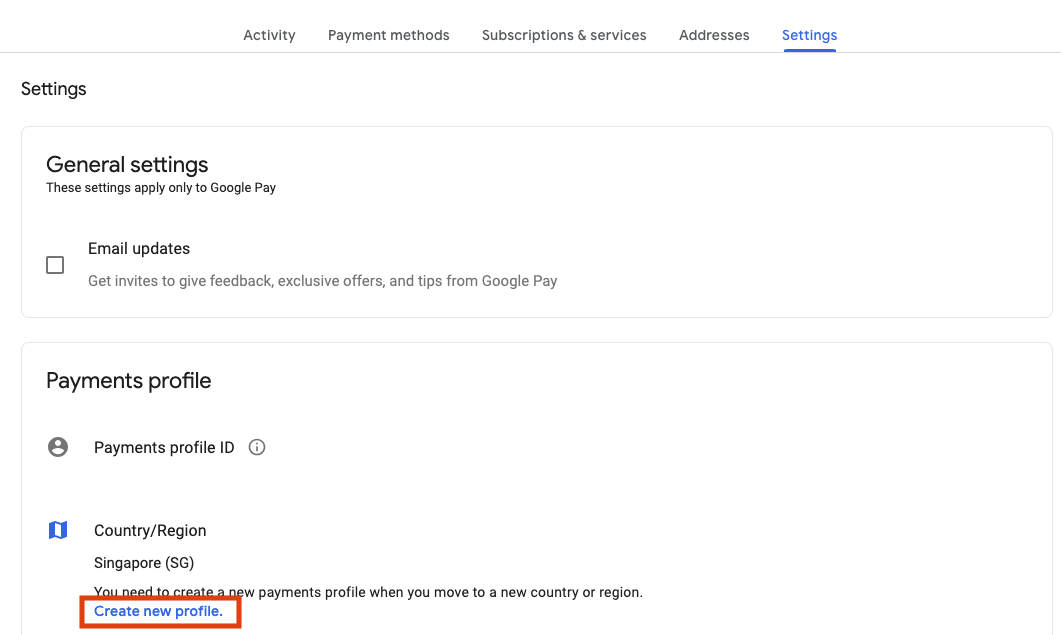 How to change Google Play country on desktop