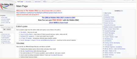 The hidden wiki