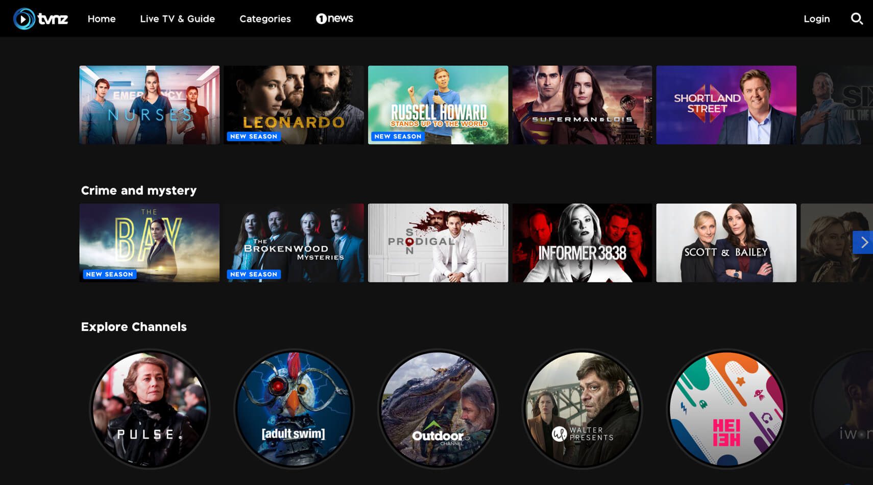 TVNZ programmes